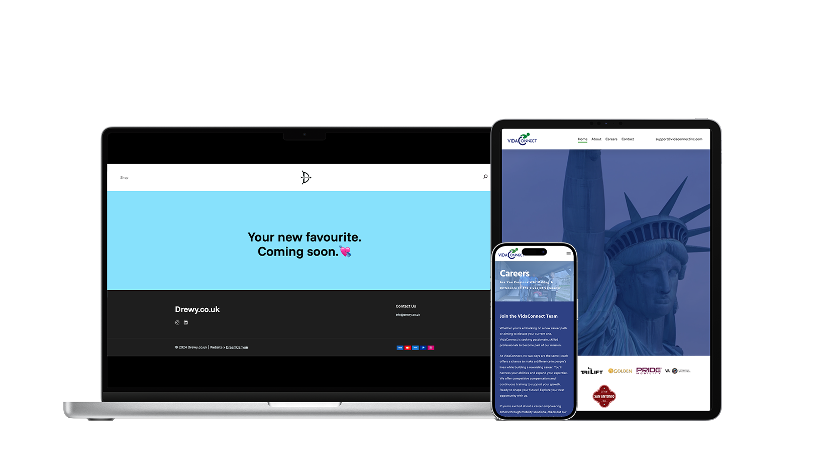 Responsive website designs